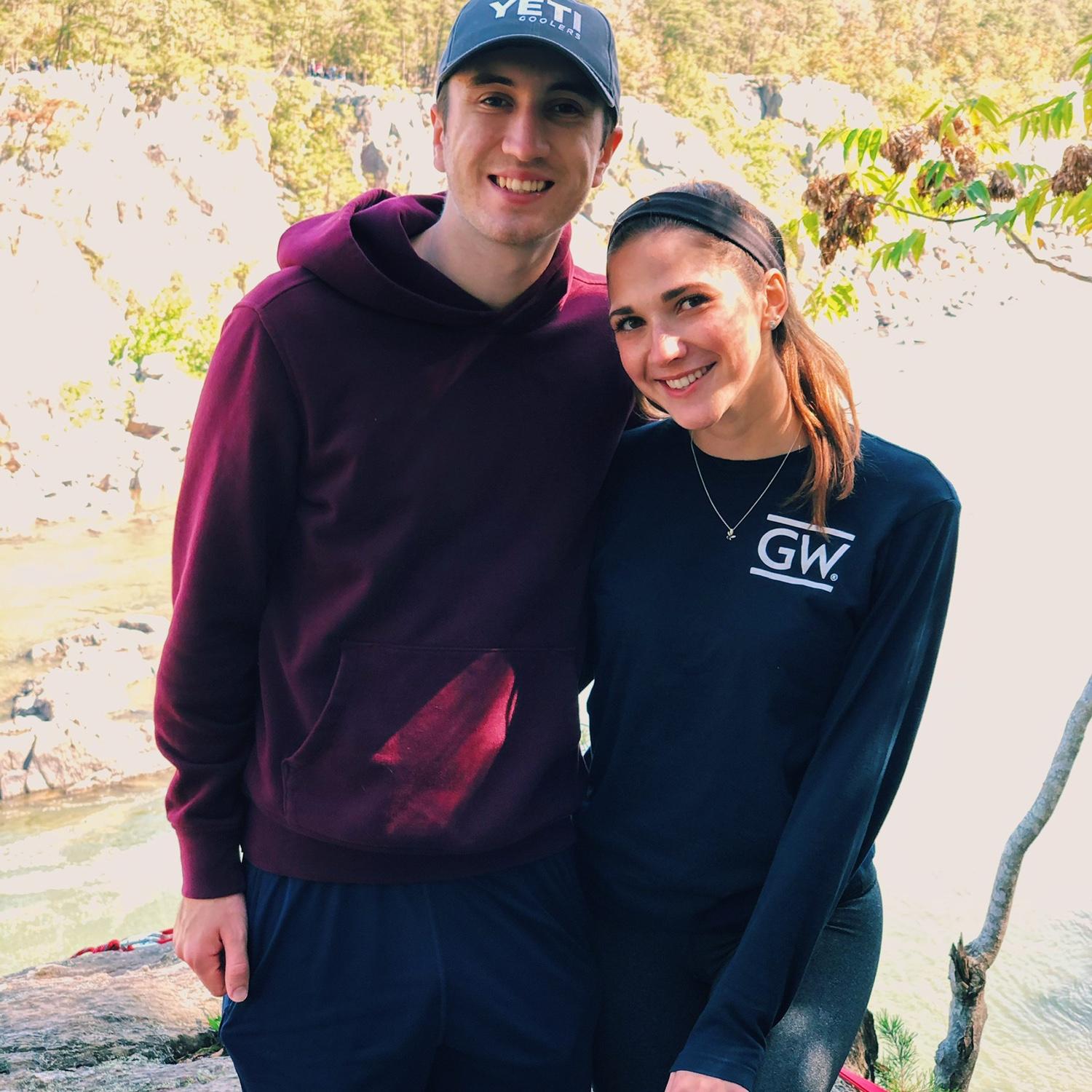 Hiking Great Falls in Virginia. September 2020.