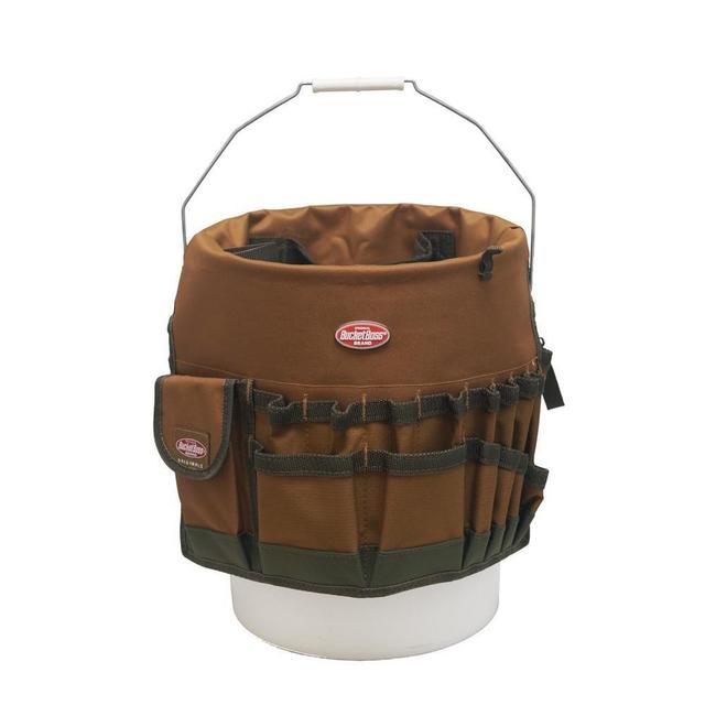 Bucketeer 5 Gal. Bucket Tool Organizer in Brown