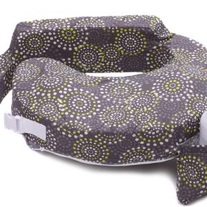 My Brest Friend Original Nursing Posture Pillow, Grey & Yellow