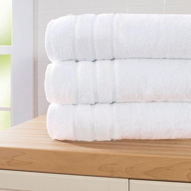 Cariloha 600 GSM Bamboo & Turkish Cotton Bath Sheet - Odor Resistant, Highly Absorbent - Includes 1 Towel - White