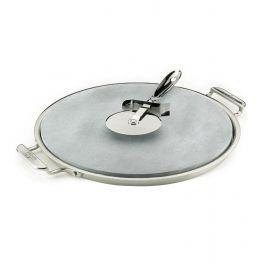 Gourmet Accessories, 3 piece Pizza Baker Set, 13 inch High-Heat Pizza Stone with Serving Tray & Rotary Pizza Cutter