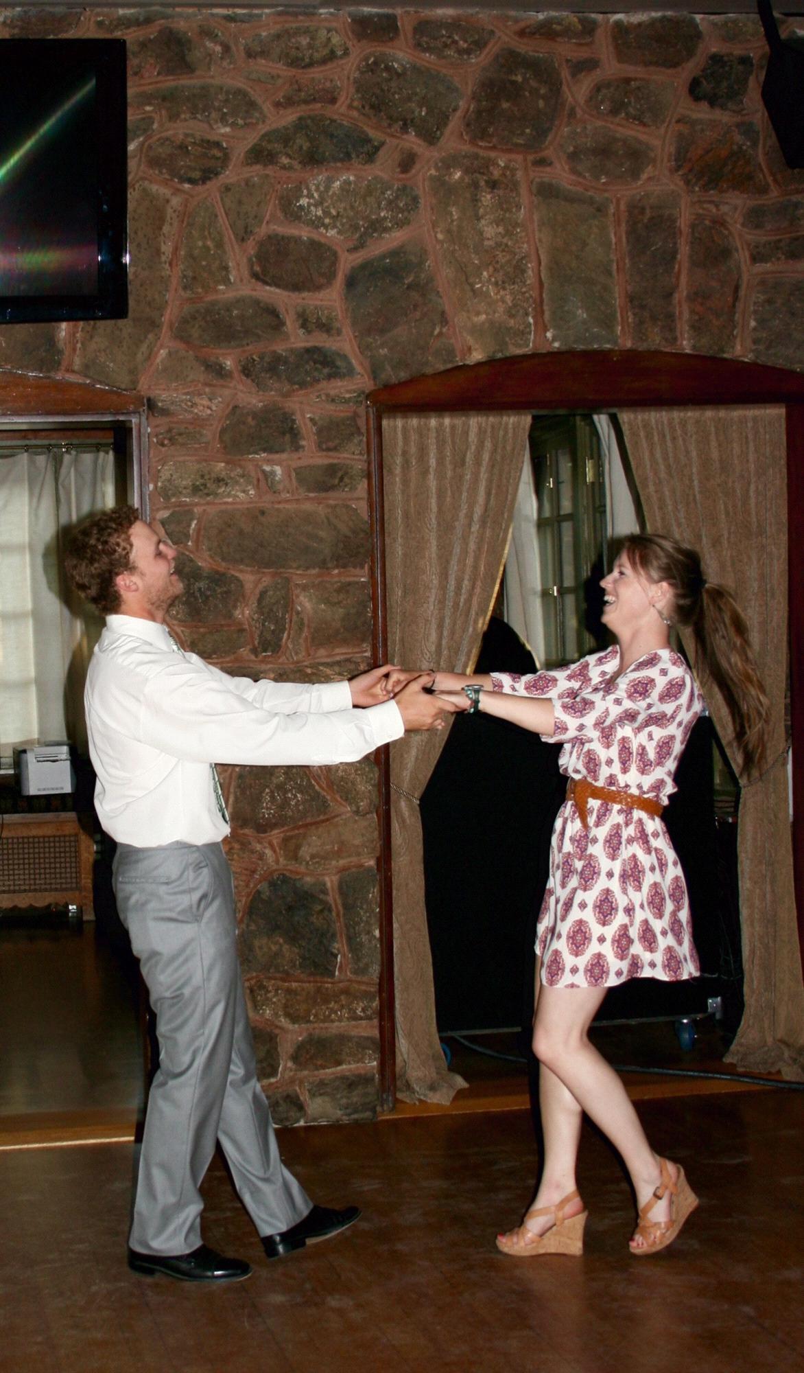 Dancing at cousin Stephanie's wedding! (Photo cred to Kelly P)