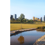Railroad Park Lake Path