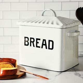 Enameled Bread Box