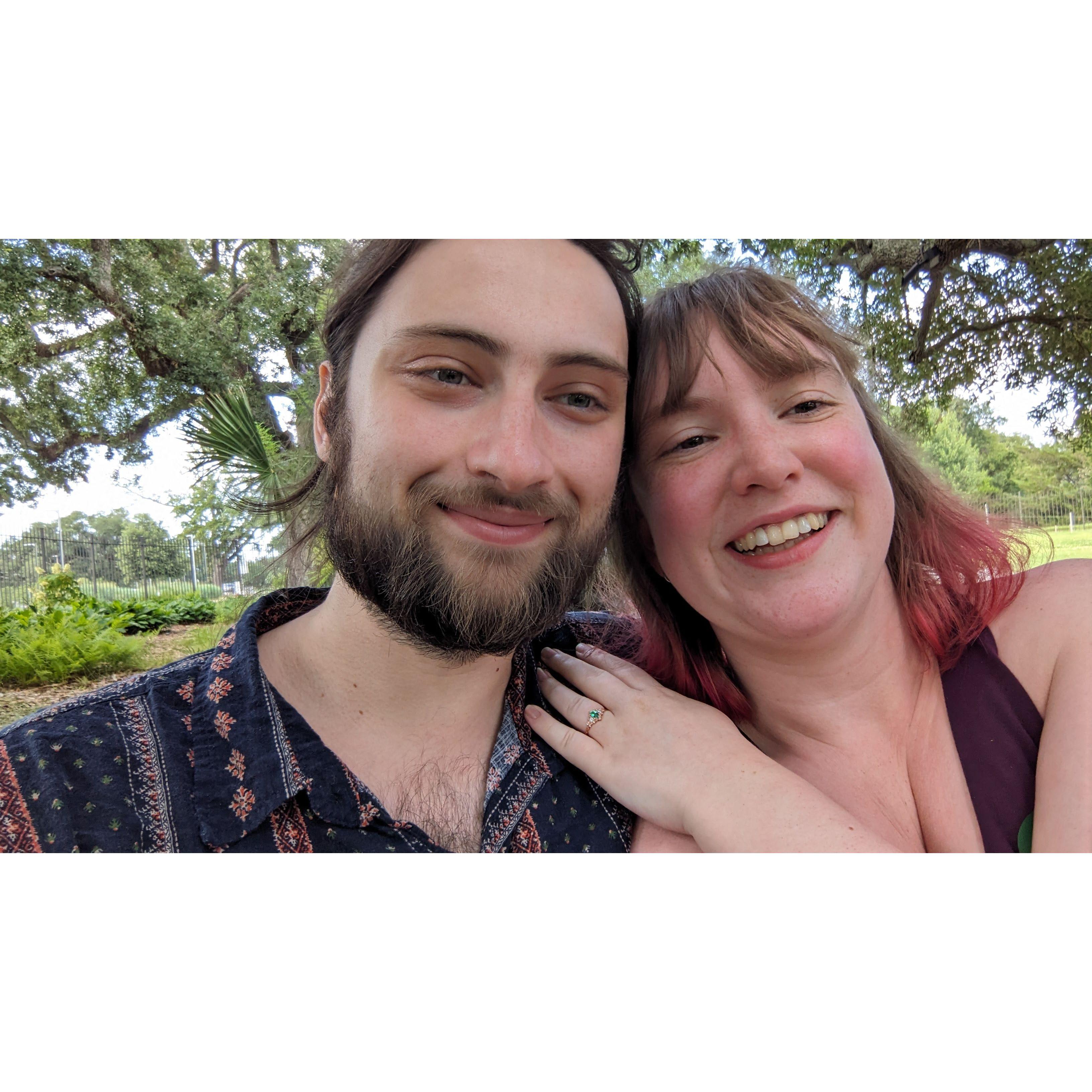 The day of the proposal in New Orleans May 2024