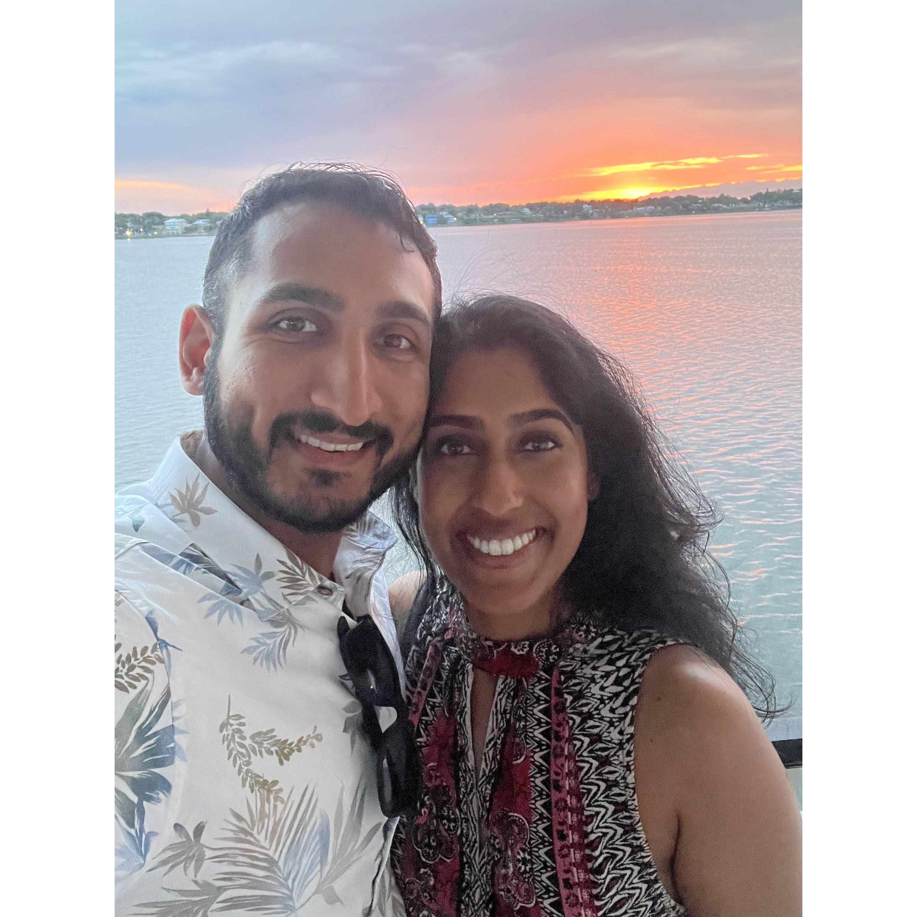Sunset cruise celebrating Aunty Jai's memory