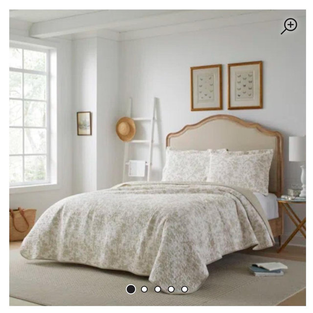 Laura Ashley Laura Ashley Amberley Reversible Cotton Quilt Set | Birch Lane