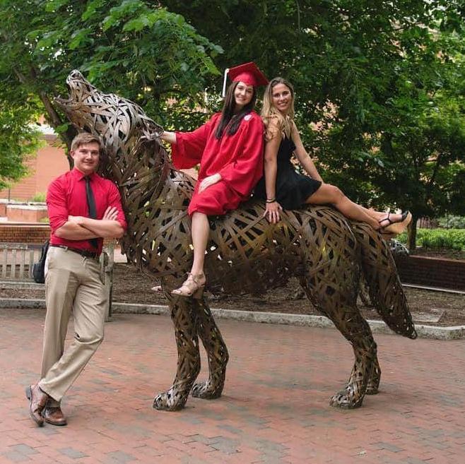 Sydney's graduation photos - where everyone made a comment that she and Dane looked engaged already