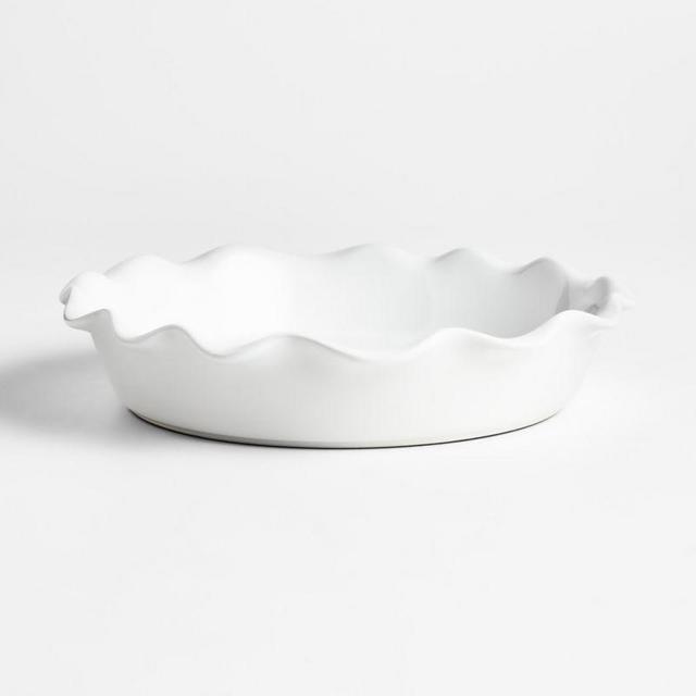 Crate and Barrel Ruffled Pie Dishes