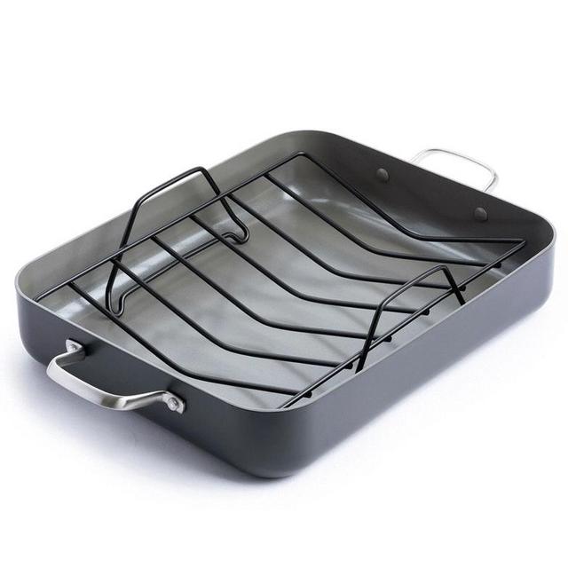 GreenPan Chatham Ceramic Nonstick Roaster with Rack