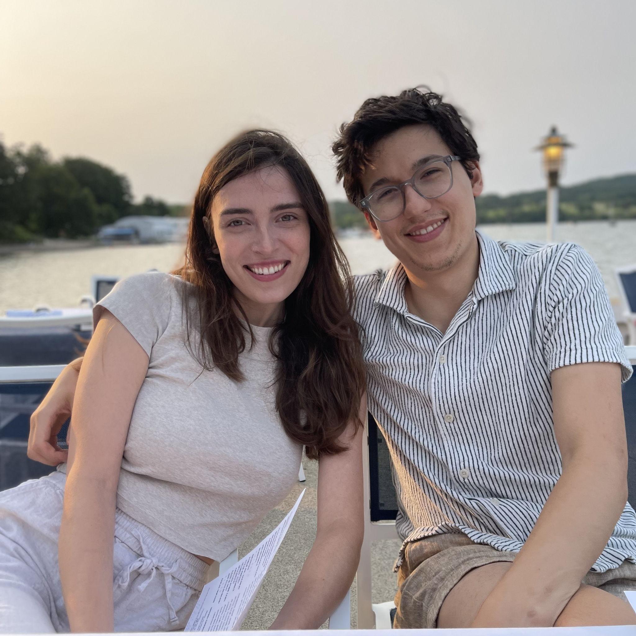 Engagement dinner, Keane Valley, Upstate NY, August 2025