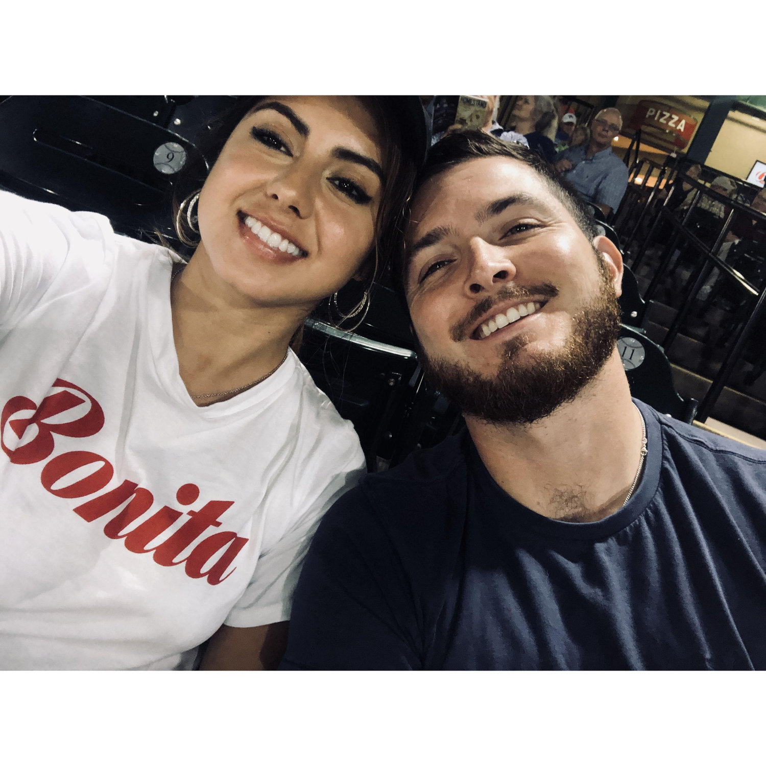At the Skeeters game!