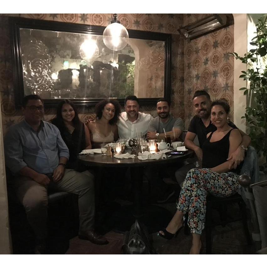 Delicious dinner with dear friends in West Hollywood. We let Neeka the pastry chef choose the restaurant and order for us. Unforgettable meal and company!