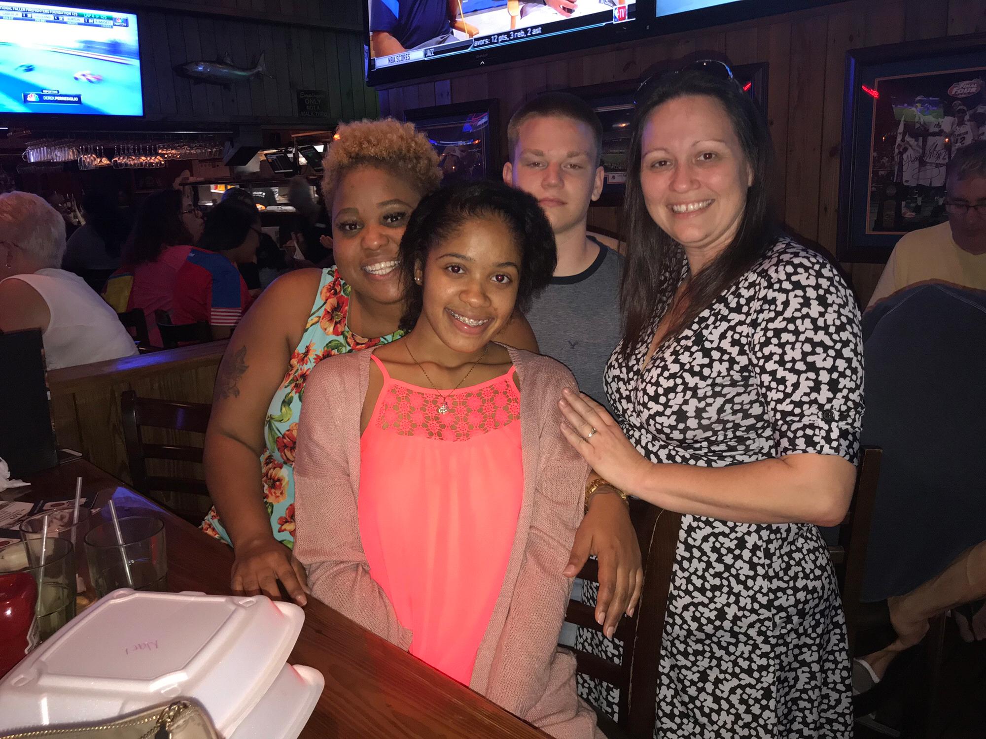 First Dinner Together With Our Mom