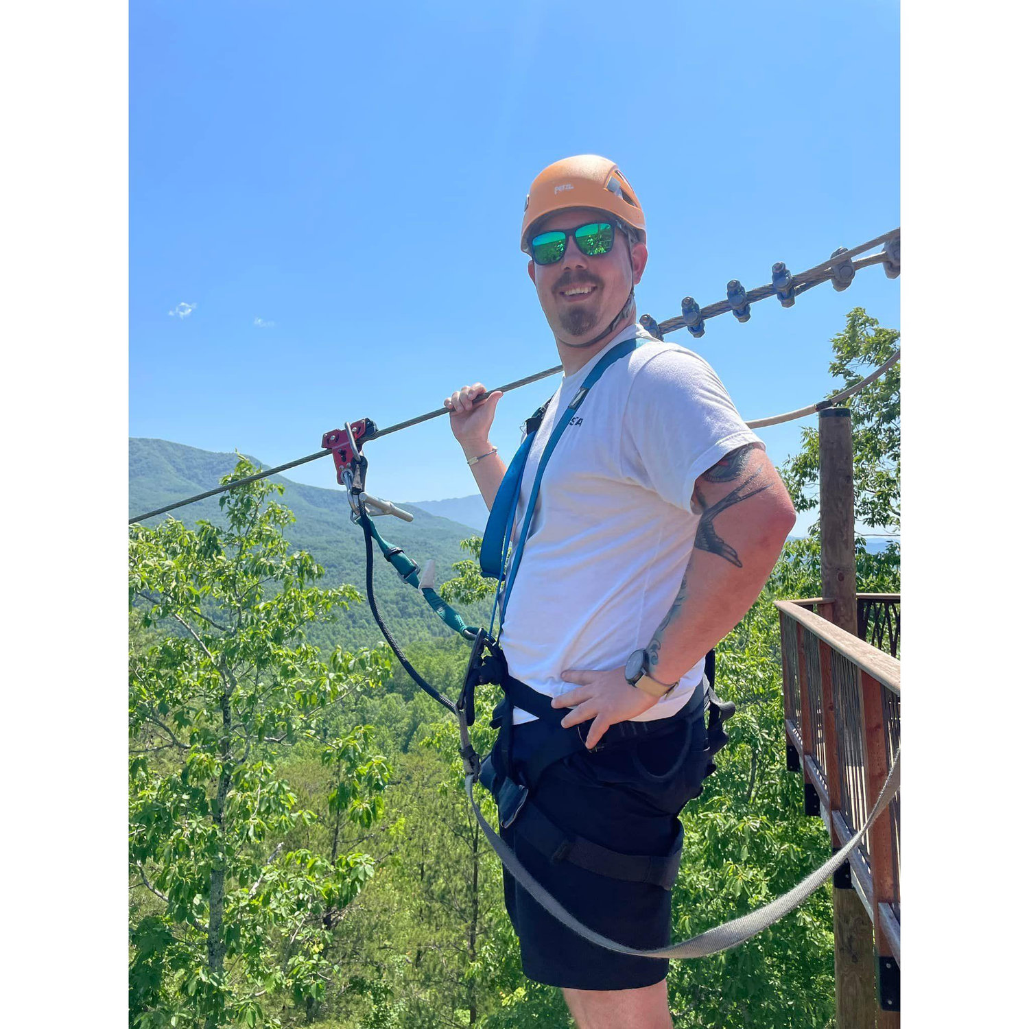 Ziplining in Tennesse