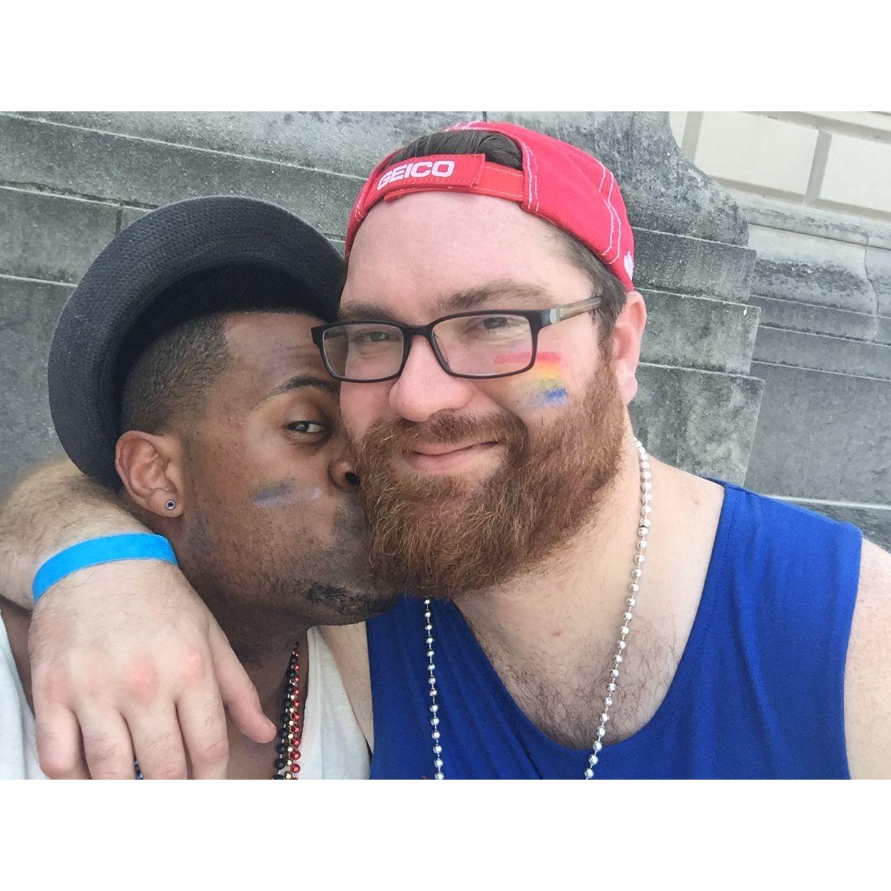 Our first pride together - June 2016