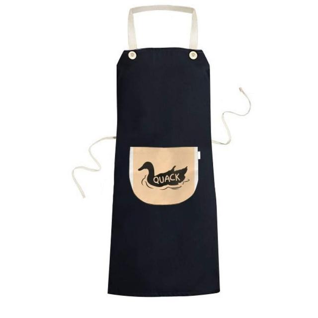 OFFbb-USA Wild Birds Quack Duck Cucoloris Apron Bib Sarong Cooking Baking Kitchen Pocket Pinafore