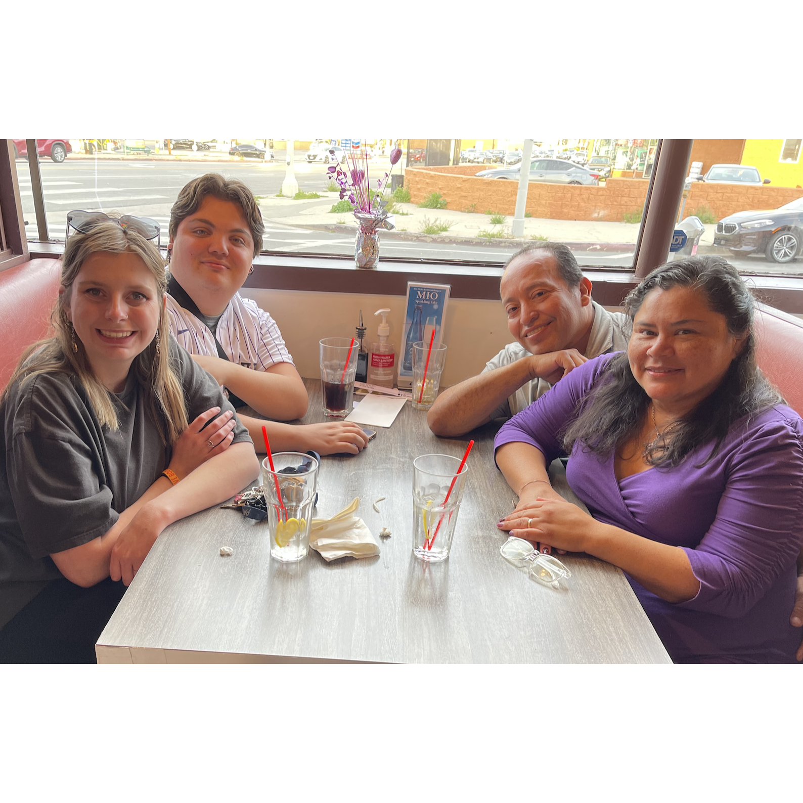 Sushi w Marcus godparents Robert and Ethel