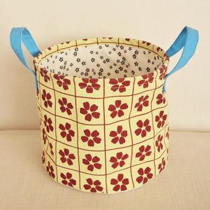 Small Storage Bin in Hibiscus