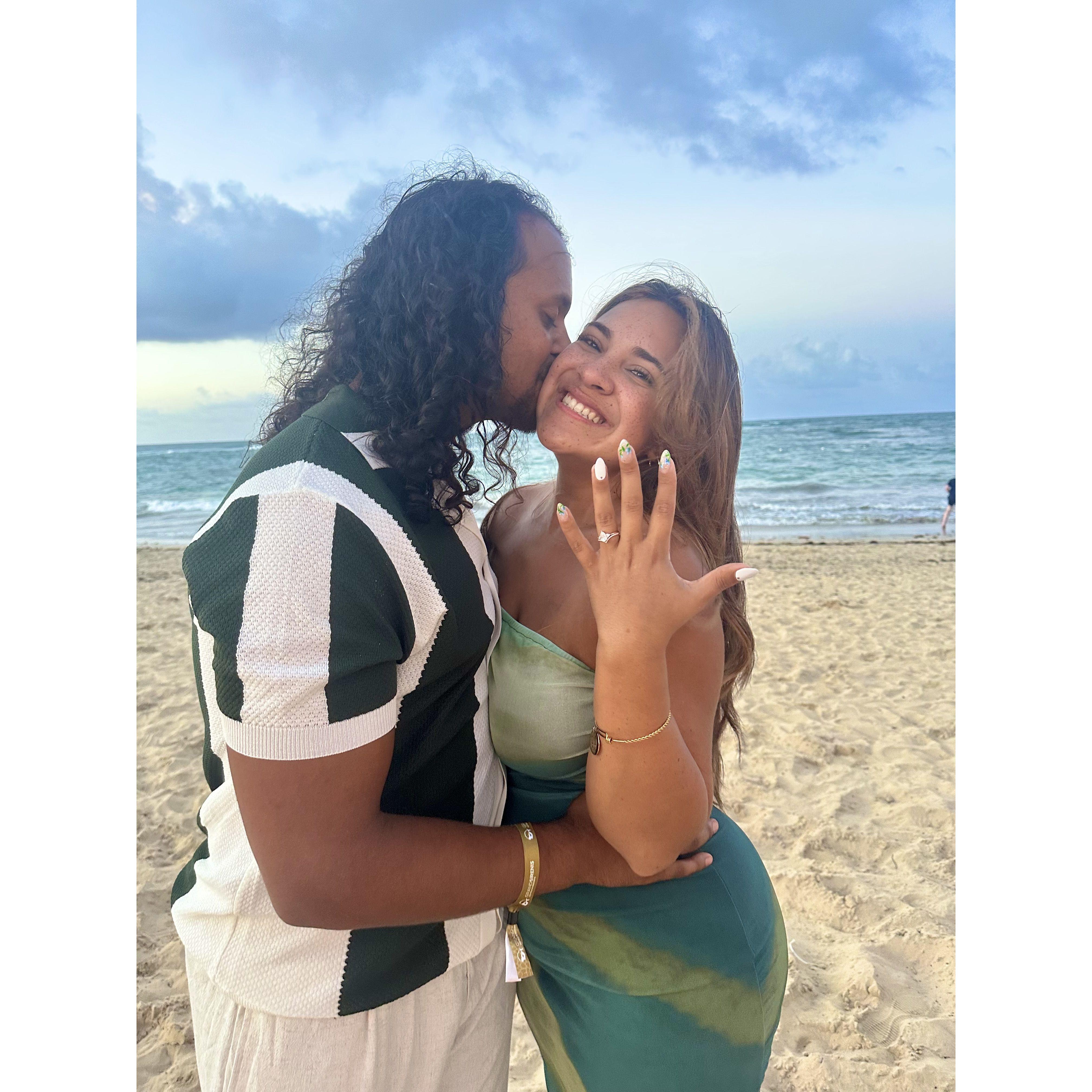 The day I said "YES!" in Dominican Republic. See you guys at the wedding!