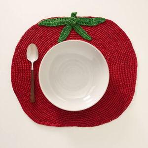 Handwoven Tomato Placemat