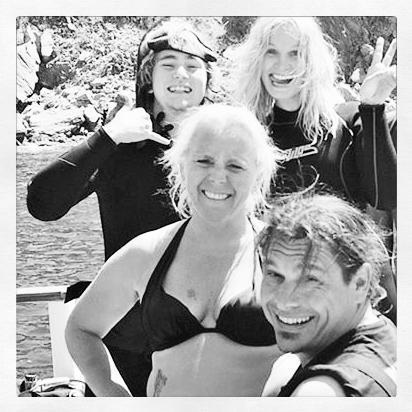 We met on a boat...but not this one :)