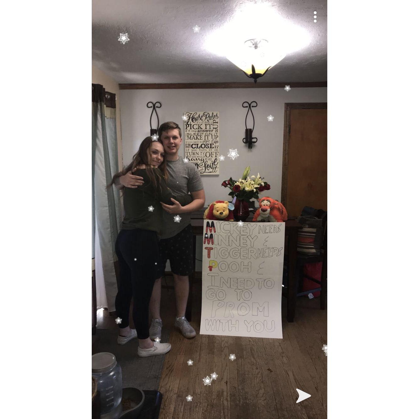 Getting asked to prom