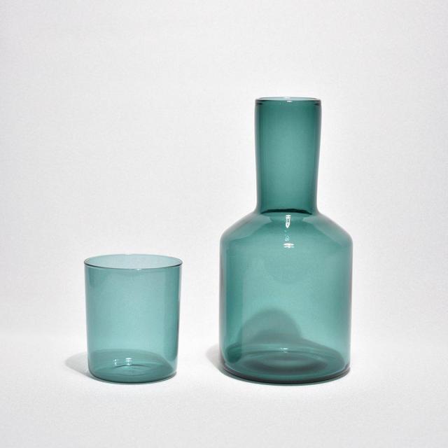 Teal Bedside Carafe
