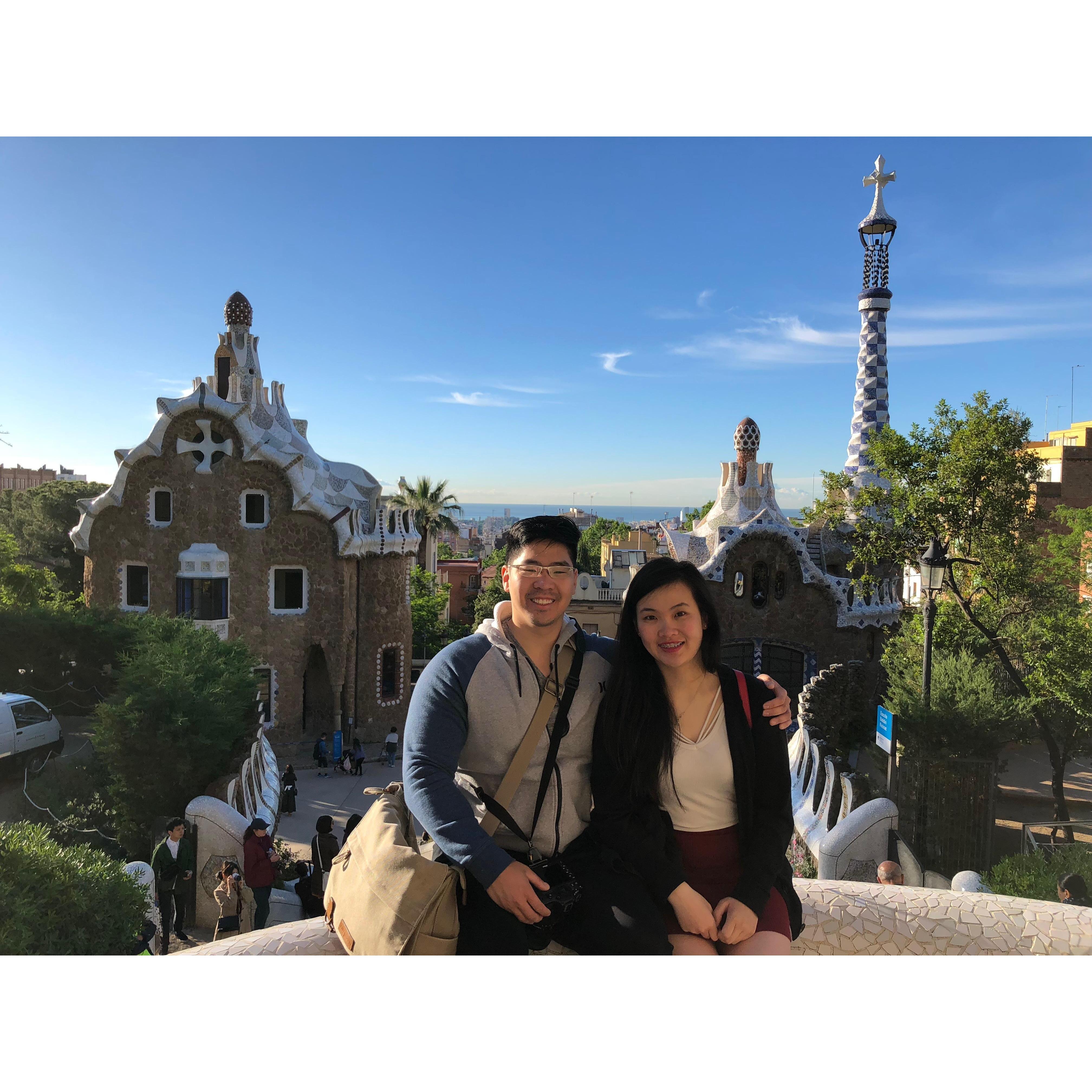 First international trip. Spain, 2018