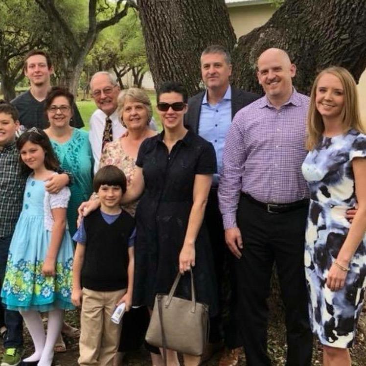 I was not able to get the whole family in the picture. Sorry Ruthie....