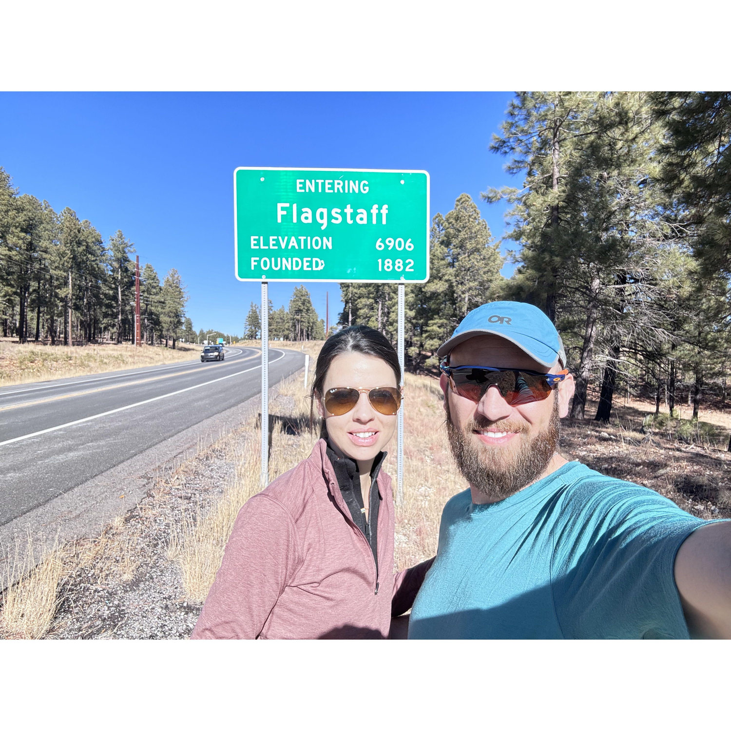 Obligatory road sign selfie