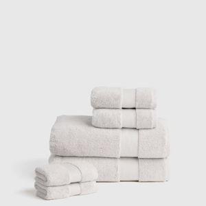 Turkish Ultra Luxe Plush Bath Towel Bundle - Silver