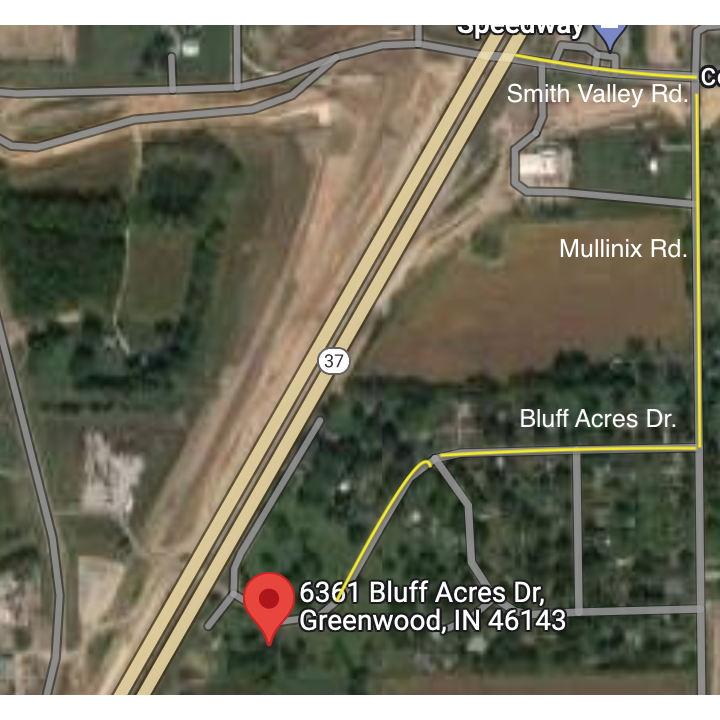 Much like the rest of Indiana there is a lot of construction near by. Sometimes the GPS hasn't quite picked up on that! If you are taking 37 be sure to turn at Smith Valley Rd to get to our wedding!