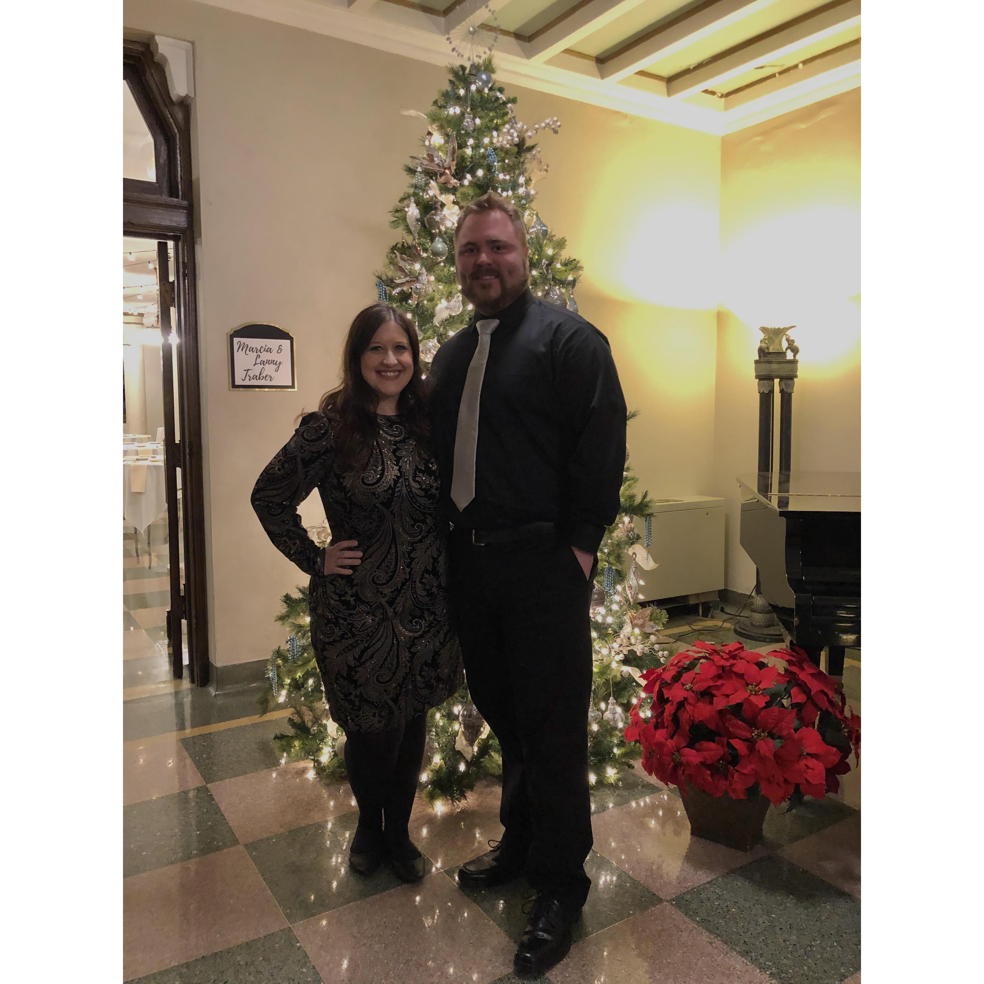 Celebrating our friend’s wedding on our anniversary!