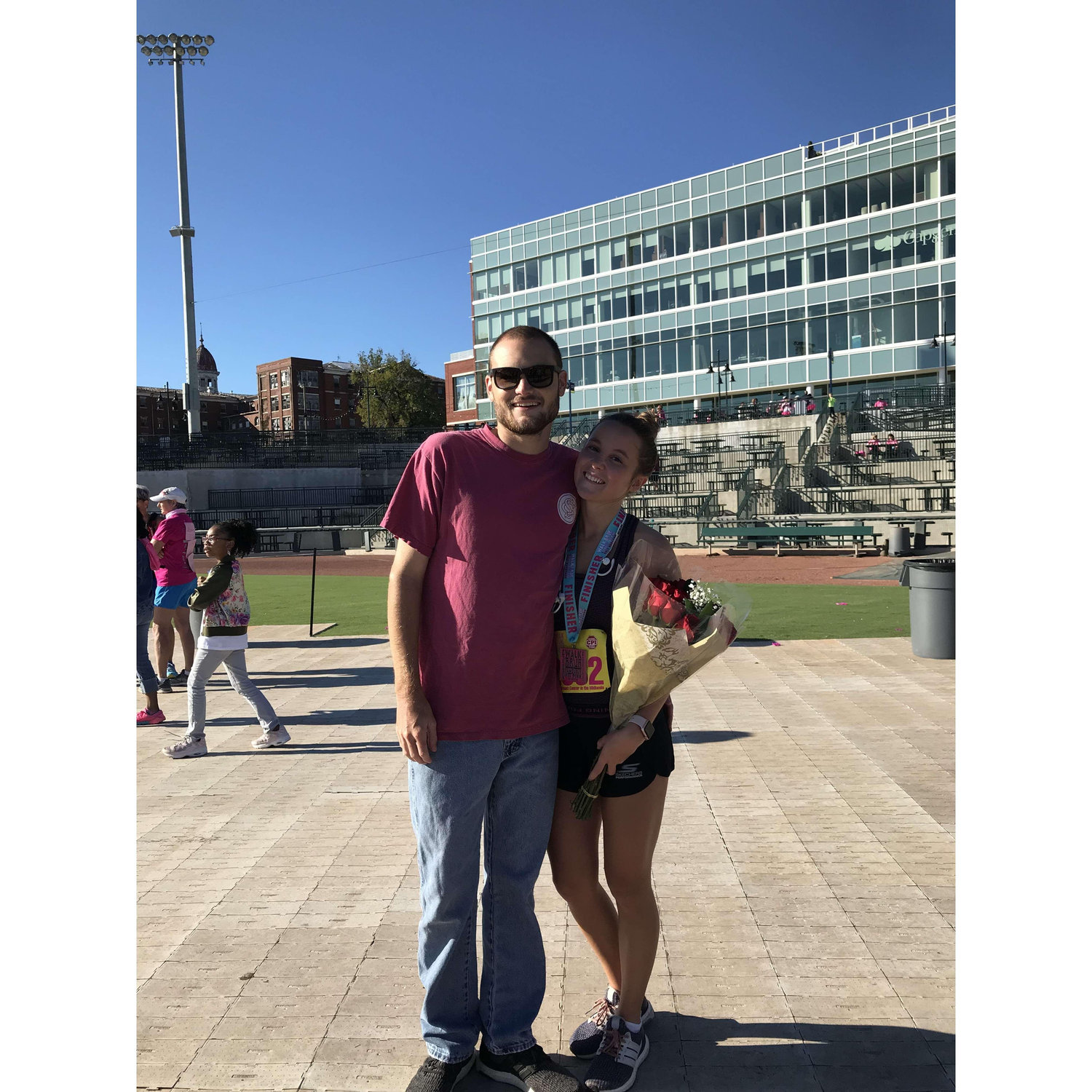 After Bailey's first half marathon