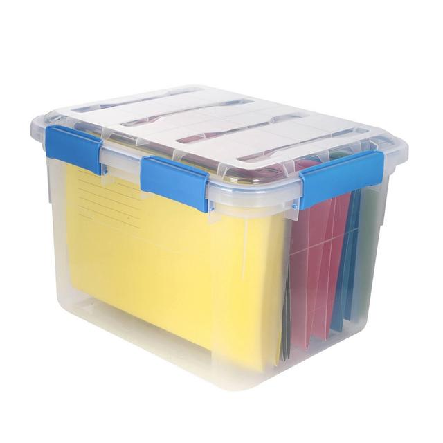 Ezy Storage 33.8qt IP67 Waterproof File Storage Box