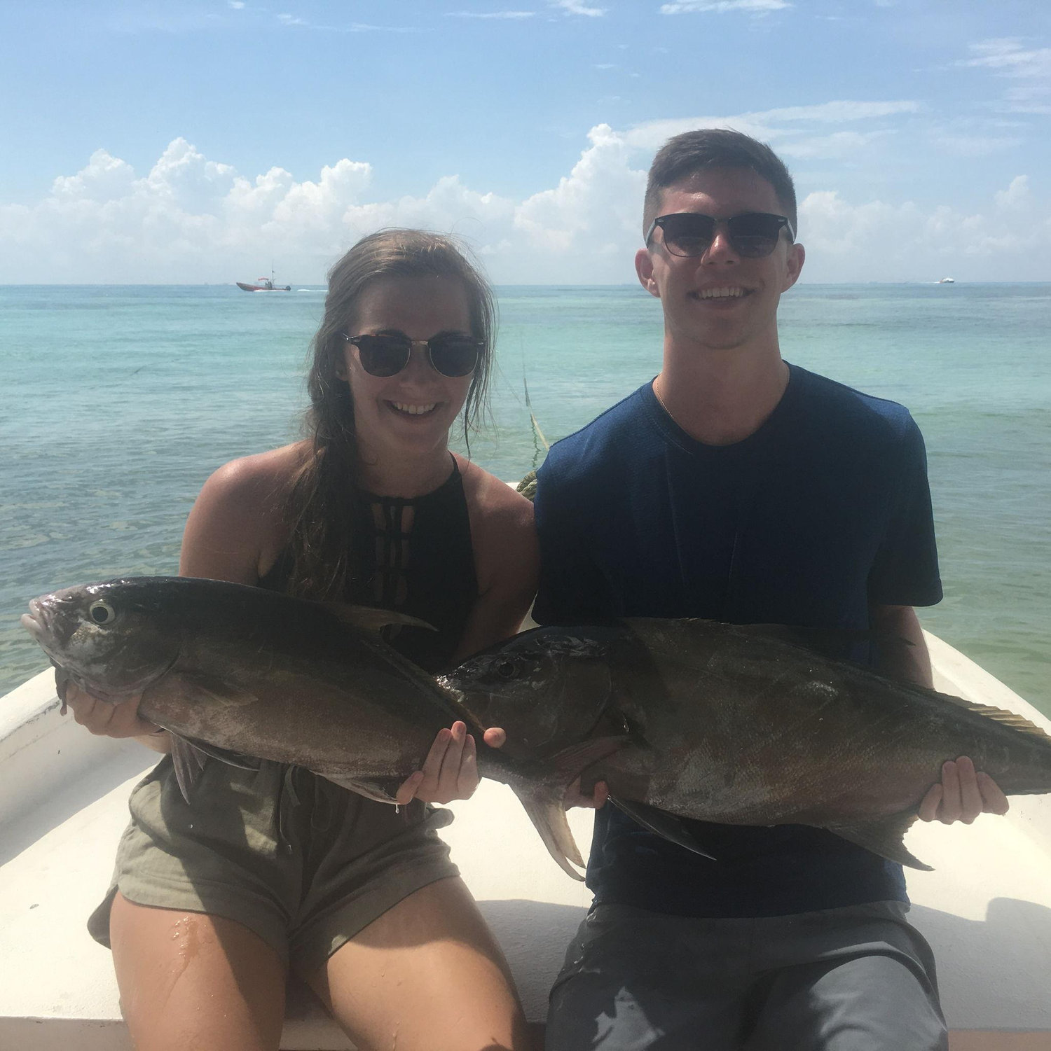 Our very first trip to Mexico after high school graduation. Jordan insisted on deep sea fishing.