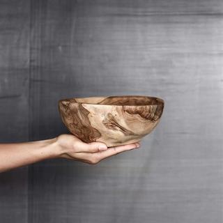 Muubs Recycled Teak Wood Salad Bowl