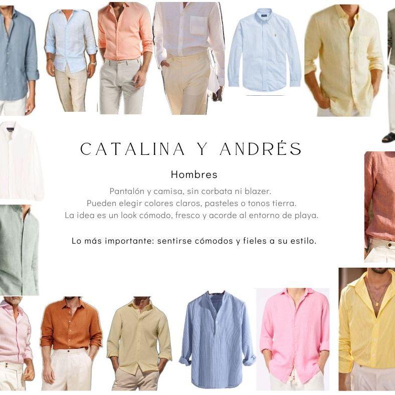 Vestimenta recomendada para la fiesta