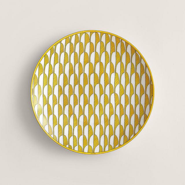 Set of 2 Soleil d’Hermès dessert plate n°1