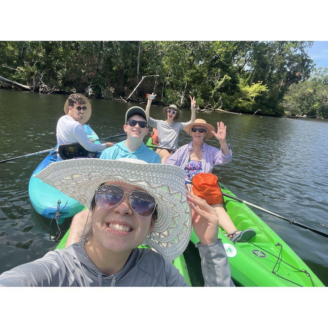 Kayaking the Chassahowitzka river 2023