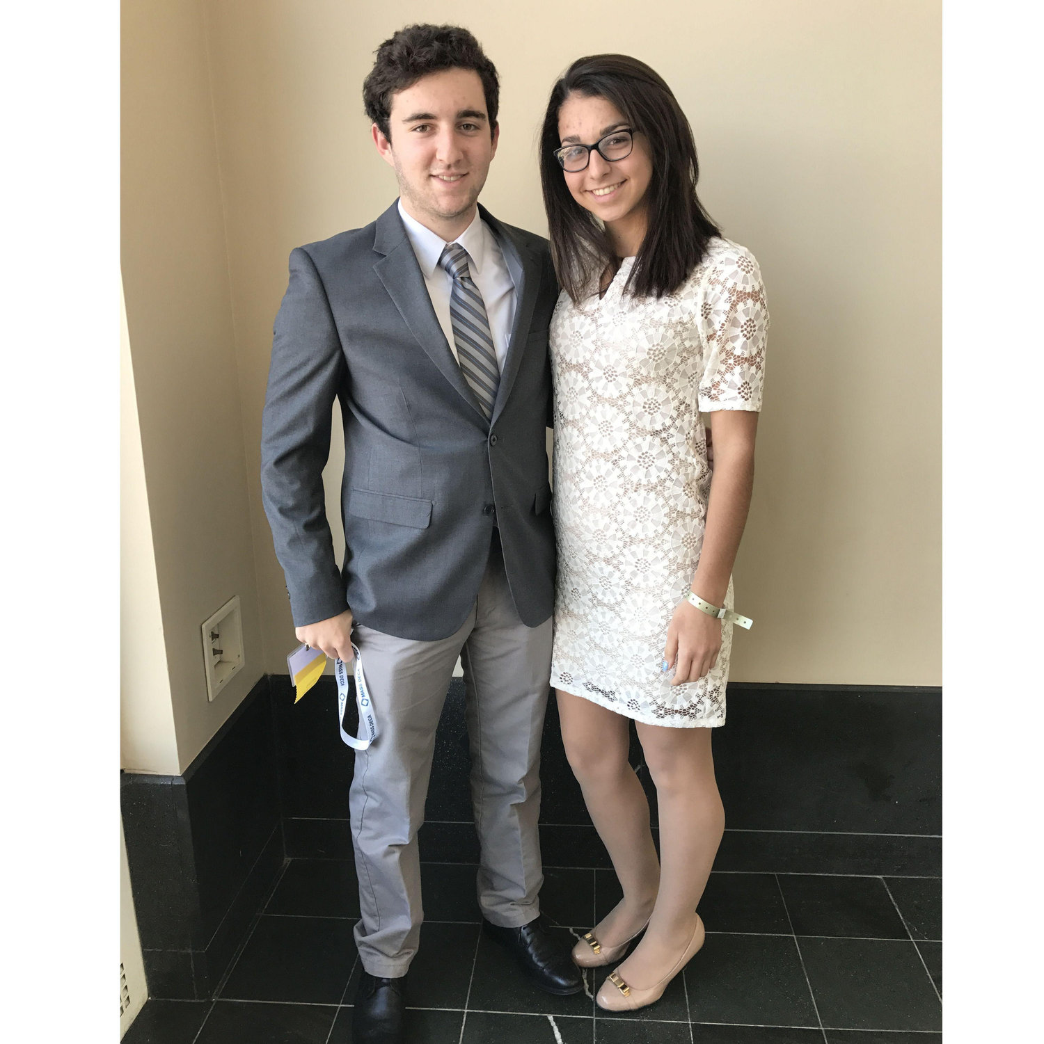Our first photo together......at DECA