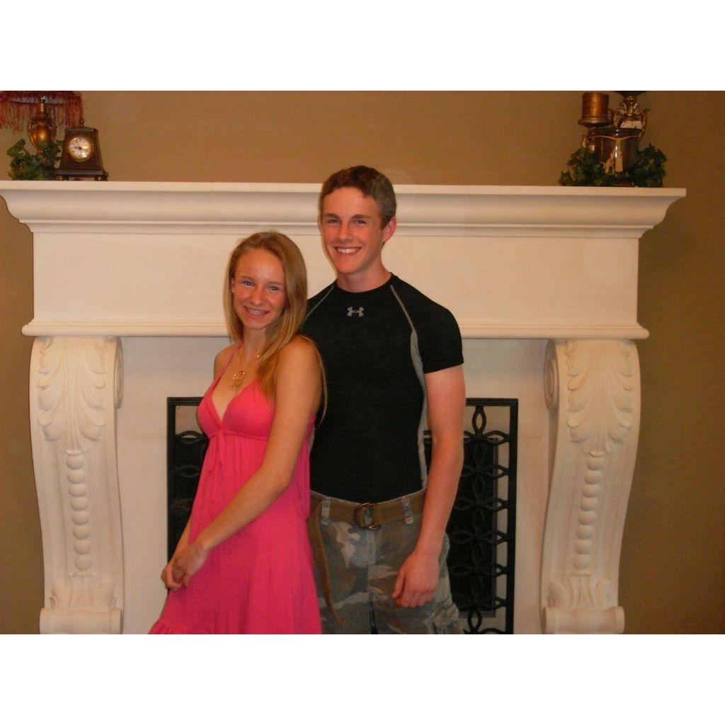 A particularly flattering photo of us dressed as Barbie & GI Joe before heading off to our 10th grade Sadie Hawkins Dance