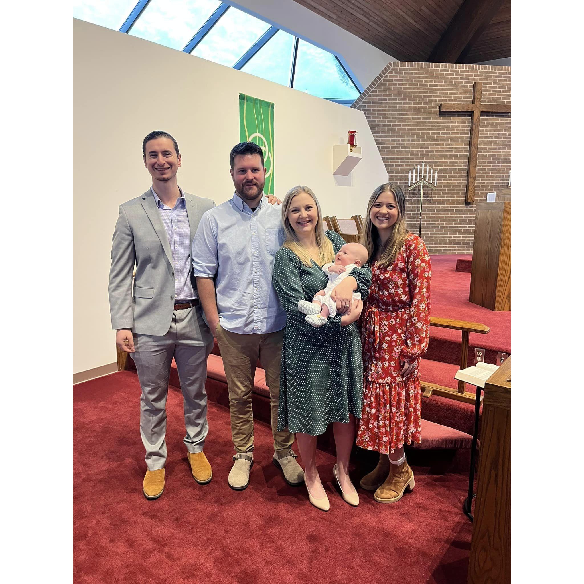 Our Godson, Hudson's Baptism