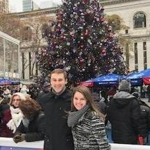 Ice Skating in Bryant Park