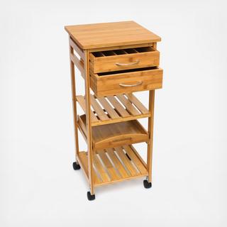 Bamboo Kitchen Cart