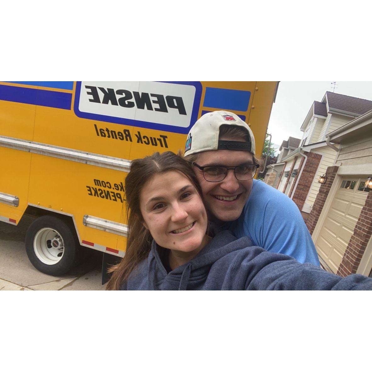 The day we moved to North Carolina!