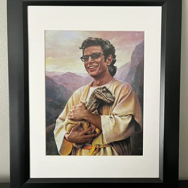 Saint Jeff Goldblum. Jurassic Park....