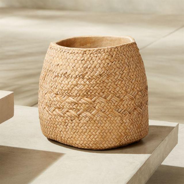 Cement Basket Indoor/Outdoor Planter Small