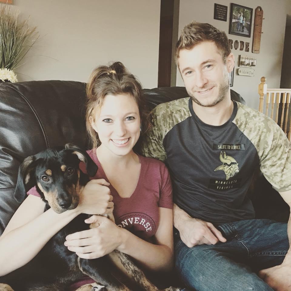 When we got our dog, Arlo! March 2018